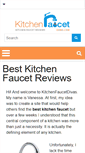 Mobile Screenshot of kitchenfaucetdivas.com