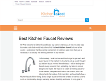 Tablet Screenshot of kitchenfaucetdivas.com